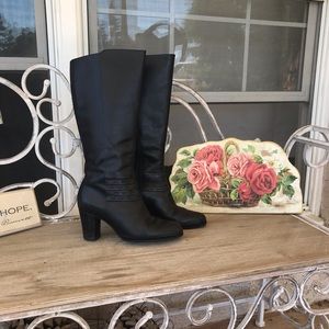 Black Leather Boots by Clarks